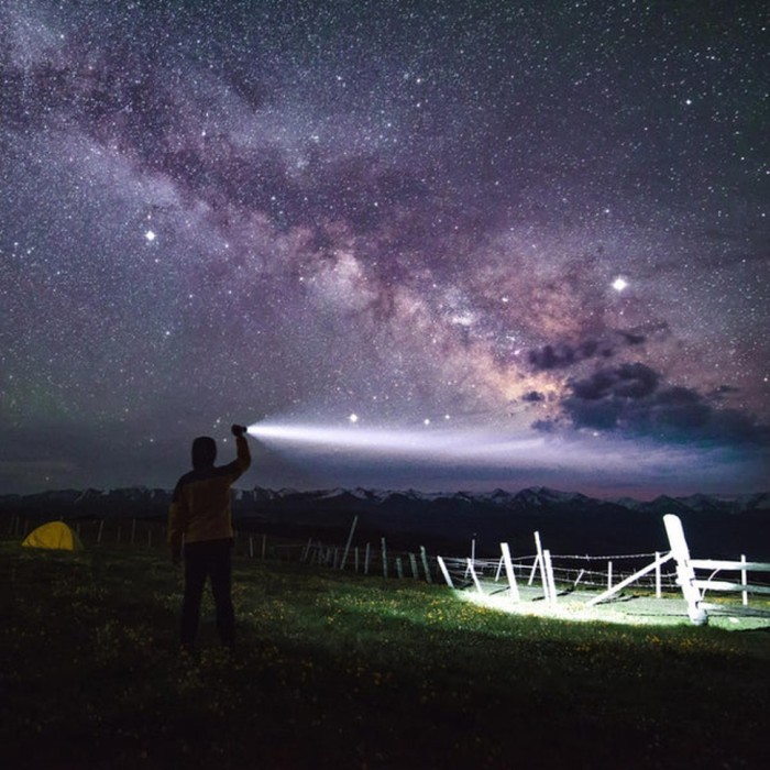 Світлодіодний ліхтар 6в1 з магнітом, з функцією powerbank, 1000 лм, укр, укр