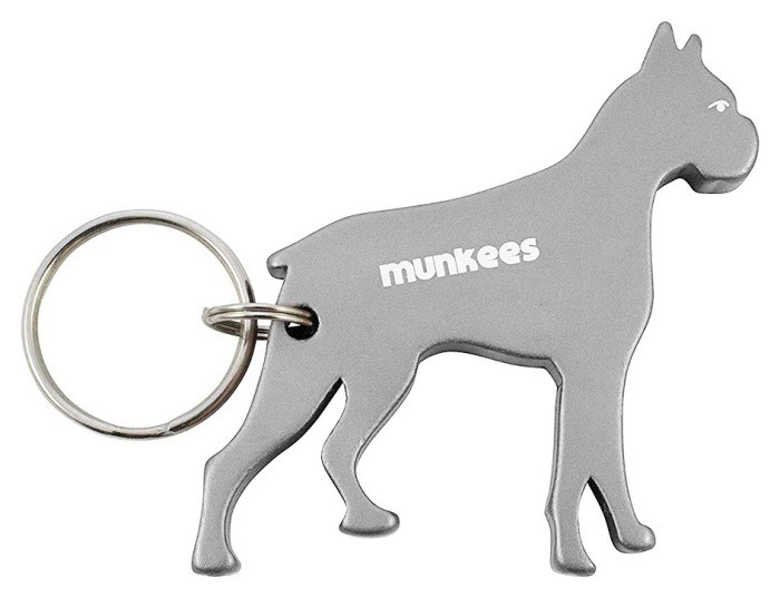 Munkees 3453 брелок-відкривачка Pug grey, укр, укр