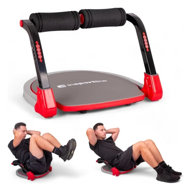 Діп-станція inSPORTline AB Perfect Duo II, чорно-червона
