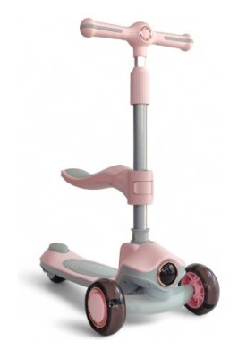Дитячий самокат з сидінням 2 в 1  Scooter Cosmo K603-2