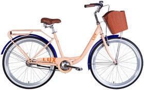 Велосипед ST 26&quot; Dorozhnik LUX Velosteel рама-17&quot; пудровий 2025