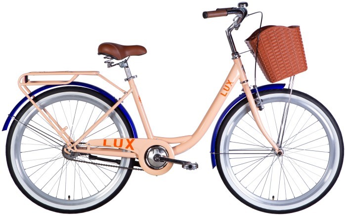 Велосипед ST 26" Dorozhnik LUX Velosteel рама-17" пудровий 2025, укр, укр