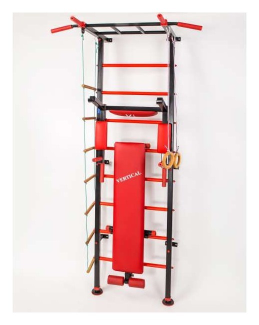 Акція! Шведська стінка RN-Sport RED + навісний набір, укр, укр