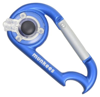 Munkees 1089 брелок-фонарик Carabiner LED с открывашкой для бутылок NEW темно-синий