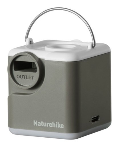 Багатофункціональний повітряний насос-ліхтар Naturehike CNK2550ZM012, зелений, укр, укр