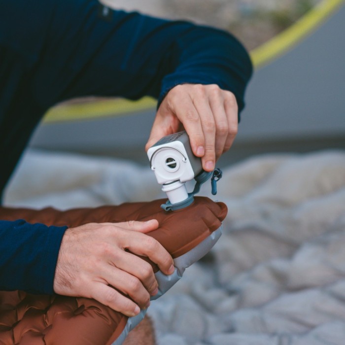 Багатофункціональний повітряний насос-ліхтар Naturehike CNK2550ZM012, зелений, укр, укр