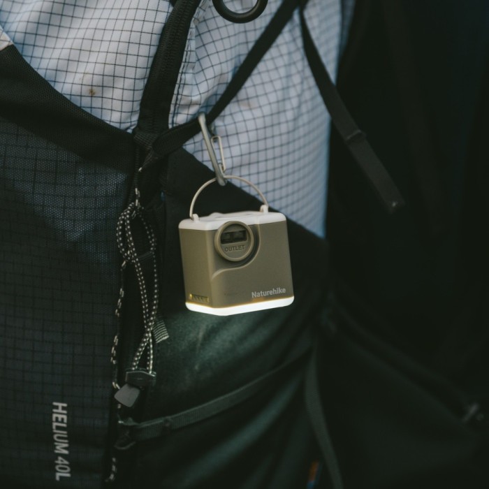 Багатофункціональний повітряний насос-ліхтар Naturehike CNK2550ZM012, зелений, укр, укр