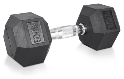 Гантель шестигранна inSPORTline Hexclusive 25 кг