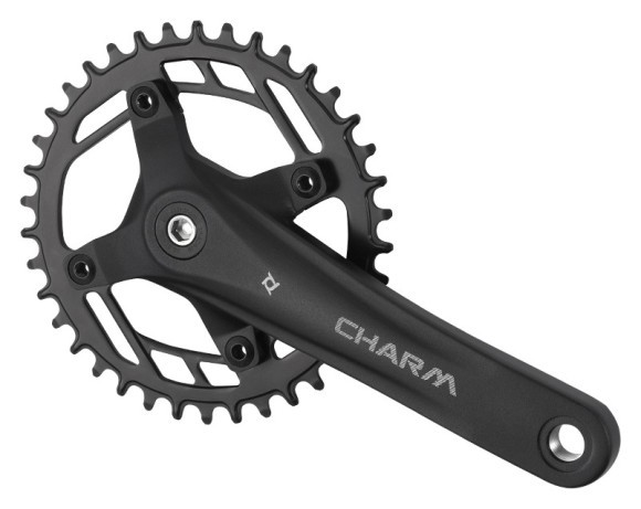 Шатуні велосипедні (комплект) Pro Wheel CHARM-FD04S 34T 170мм Black (CK0741), укр