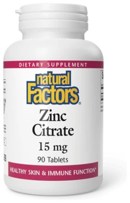 Zinc Citrate 15mg - 90 tabs
