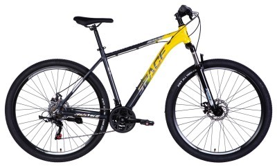 Велосипед AL 29" SPACE PHAETON DD FR рама-20" серо-желтый 2026