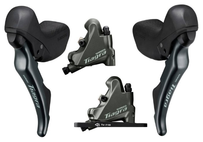Дуали 2*10 SHIMANO TIAGRA ST-4720 Dual Control із гідравл. гальм. у зборі 1400/800, укр, укр