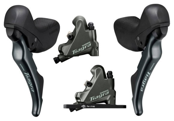 Дуалы 2*10 SHIMANO TIAGRA ST-4720 Dual Control с гидравл. торм. в сборе 1400/800