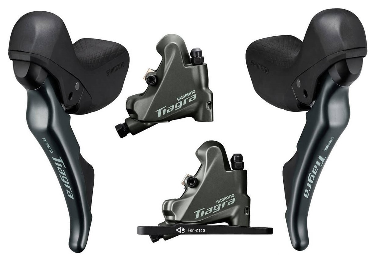 Дуали 2*10 SHIMANO TIAGRA ST-4720 Dual Control із гідравл. гальм. у зборі 1400/800
