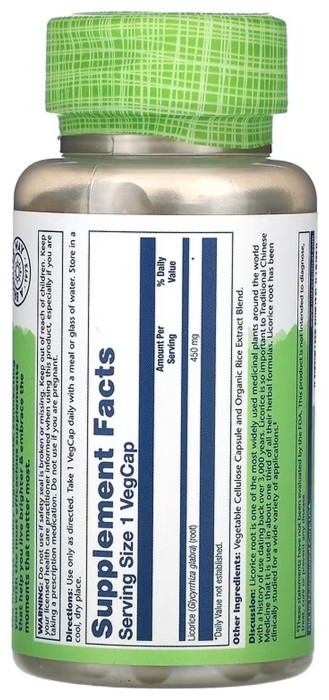 Licorice 450mg - 100 vcaps