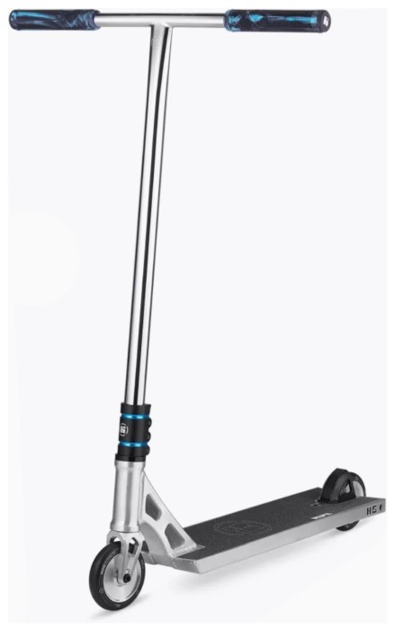 Самокат трюковый Hipe H6 Silver/Blue