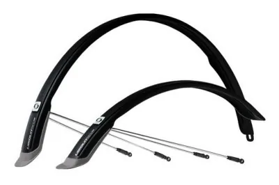Комплект крыльев 28" SIMPLA Ubiquit SDL 45mm, с брызговиками, черные