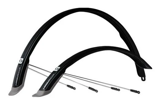 Комплект крыльев 28" SIMPLA Ubiquit SDL 45mm, с брызговиками, черные