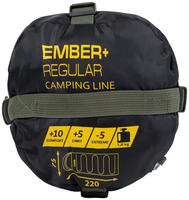 Спальний мішок Tramp Ember+ Regular лівий UTRS-063R-olive-L, укр, укр