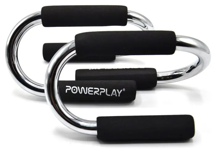 PowerPlay 4318 Push-Up Bars Stell металеві (S-подібні)