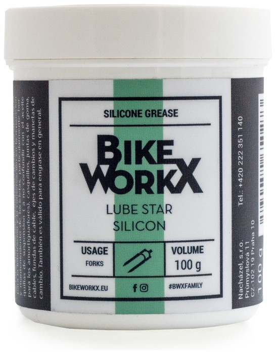 Густе Мастило BikeWorkX Lube Star Silicon банка 100 г., укр, укр