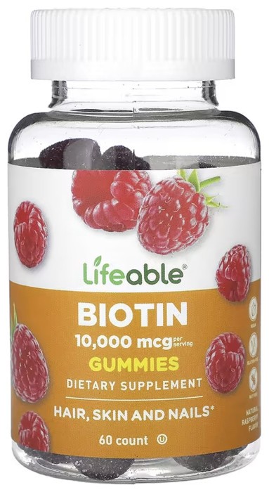 Biotin 10,000 mcg - 60 gummies (До 03.27)