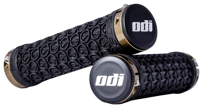 Гріпси ODI SDG LOCK-ON GRIPS Black w/Purple Clamps (чорні з фіолетовими замками)