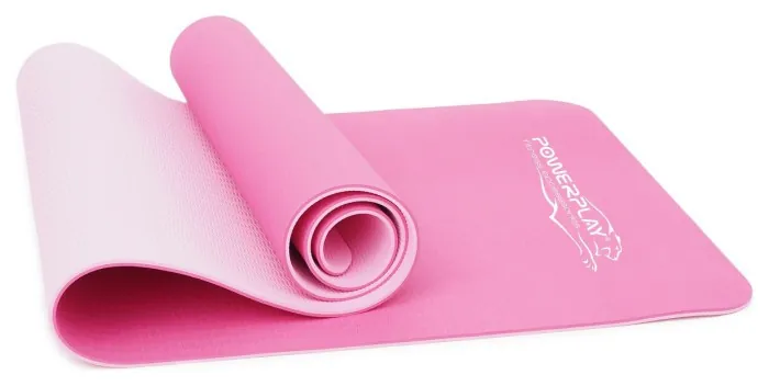 Коврик для йоги та фітнесу PowerPlay 4150 TPE Premium Performance Mat Розовий (183x61x0.6 см.)