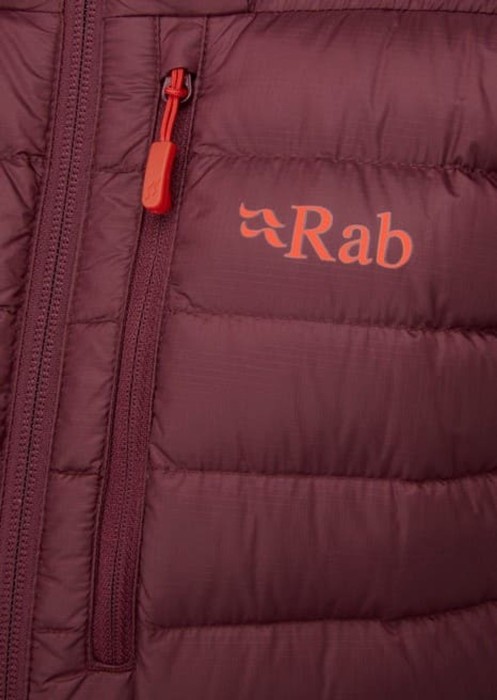 Легкий жіночий пуховик Rab Microlight Alpine Jacket Wmns, Orion Blue/Citadel, 10