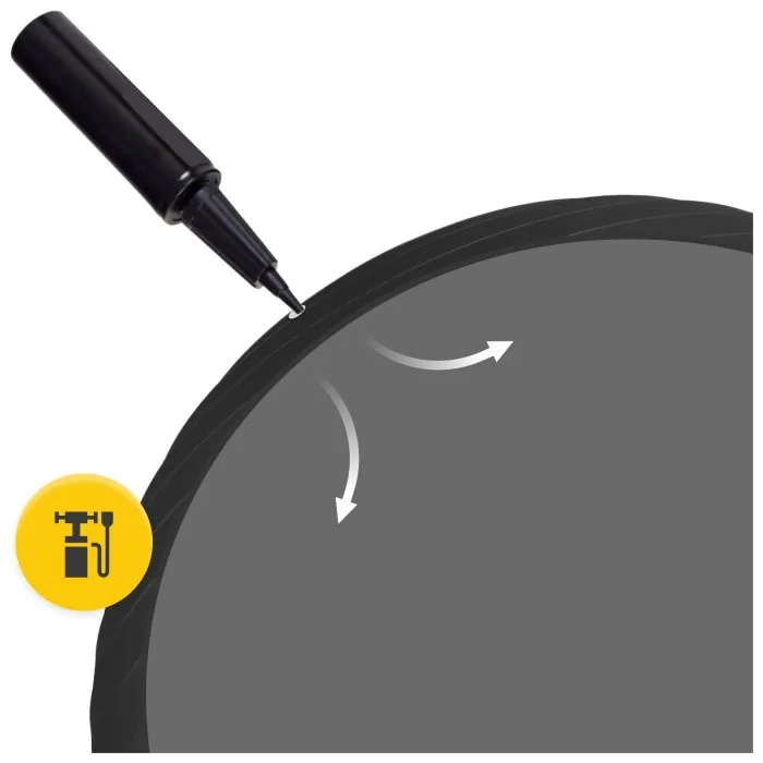 М'яч для фітнесу (фітбол) 4FIZJO 85 см Anti-Burst Black (P-5907222931516)