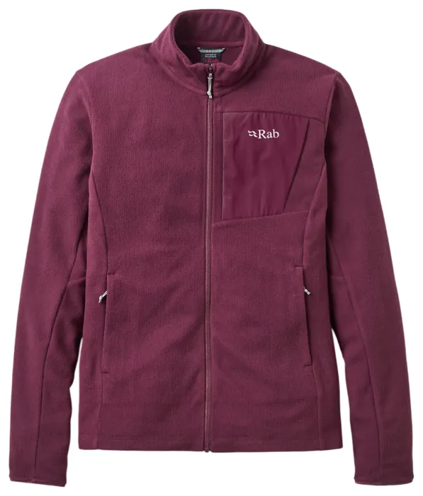 Женская кофта Rab Tecton Jacket Wmns, Mulberry, M
