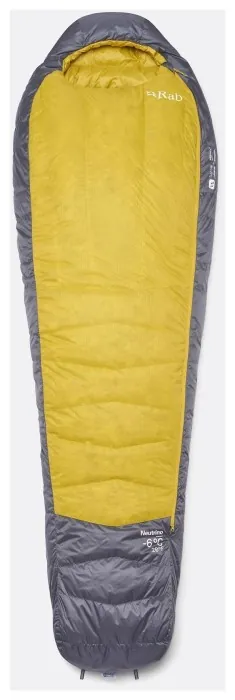 Спальний мішок Rab Neutrino (-6°C) Left Zip, Regular, Graphene/Dark Pollen
