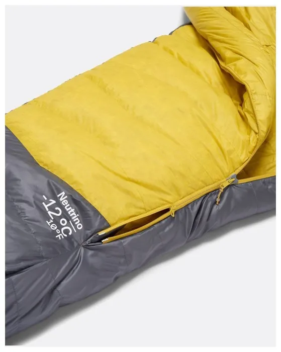 Спальний мішок Rab Neutrino (-6°C) Left Zip, Regular, Graphene/Dark Pollen