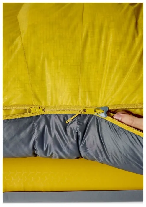 Спальний мішок Rab Neutrino (-6°C) Left Zip, Regular, Graphene/Dark Pollen
