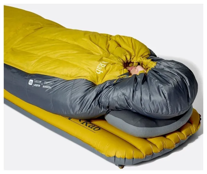 Спальний мішок Rab Neutrino (-6°C) Left Zip, Regular, Graphene/Dark Pollen