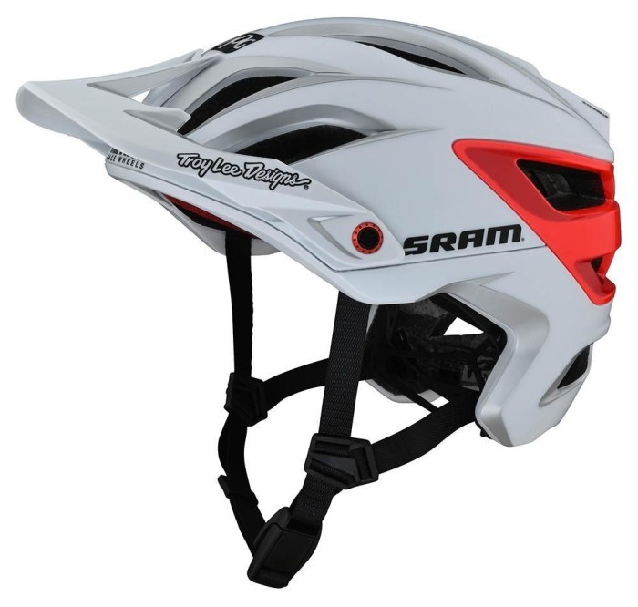 Вело Шлем TLD A3 MIPS HELMET [SRAM WHITE / RED] XS/S