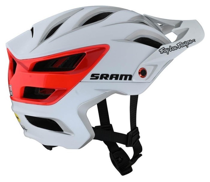 Вело Шлем TLD A3 MIPS HELMET [SRAM WHITE / RED] XS/S
