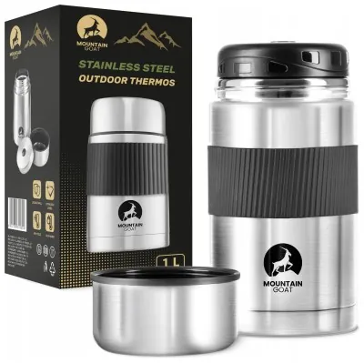 Термос для їжі Mountain Goat 1 л Silver (P-5907739315809)