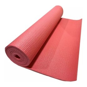 Килимок для йоги та фітнесу Bavar (PVC) 6 mm, рожевий