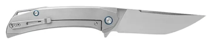 Нож складной туристический SRM Asika, (9.9 см) 154CM / Titanium серый
