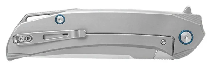 Нож складной туристический SRM Asika, (9.9 см) 154CM / Titanium серый