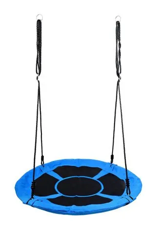 Гойдалка гніздо FUNFIT 110см (Синьо-чорна) (2611) (LEO_2611)