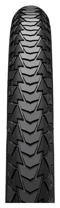 Покришка Continental Contact Plus, 28 " | 700 x 35C | 28 x 1 3/8 x 1 5/8, Чорна, не складна, світловідбиваюча