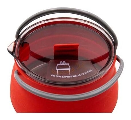 Чайник TRAMP силиконовый с металлическим дном 1л, Терракотовый