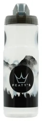 Фляга Peaty's x Fidlock Lockin Bottle, Mountains / Clear, 450ml