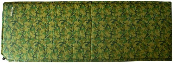 Килимок самонадувний Tramp з можливістю зістібання camo 185х65х5 UTRI-007, укр