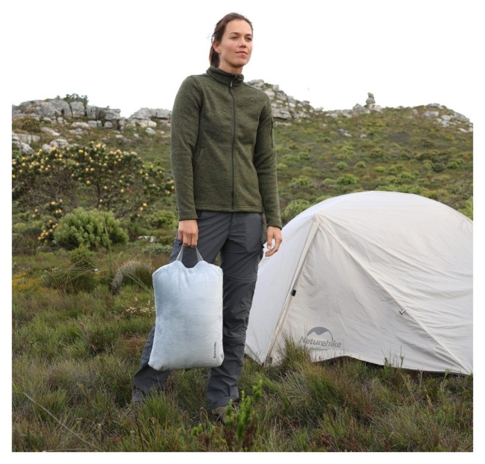 Спальный мешок - подушка Naturehike CNK2300SD022, светло-серый