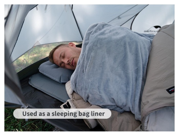 Спальный мешок - подушка Naturehike CNK2300SD022, светло-серый