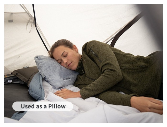 Спальный мешок - подушка Naturehike CNK2300SD022, светло-серый