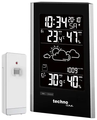 Метеостанция Technoline WS9060 Black/Silver (WS9060)
